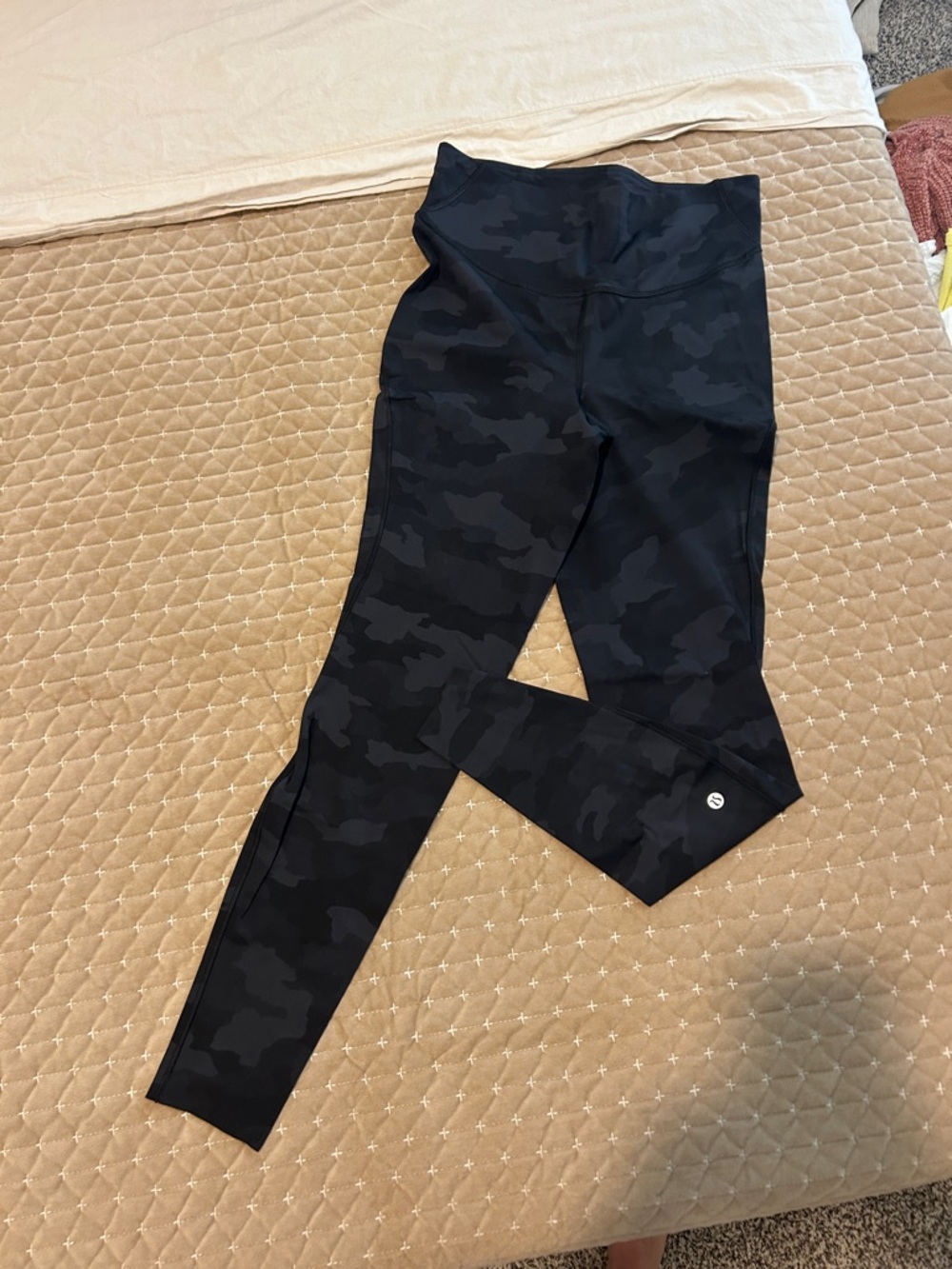 lululemon athletica Black Camo High-Rise Leggings